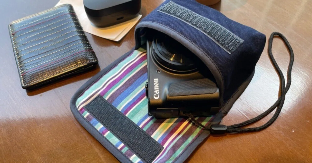製品紹介] マルチストライプ柄で作ったカラフルなCanon PowerShot