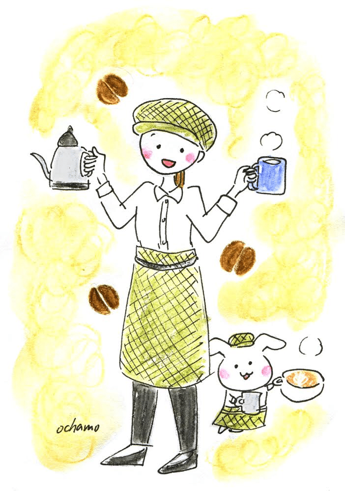 最近のイラストまとめ ファッション 女の子 カフェ店員 おちゃも Note