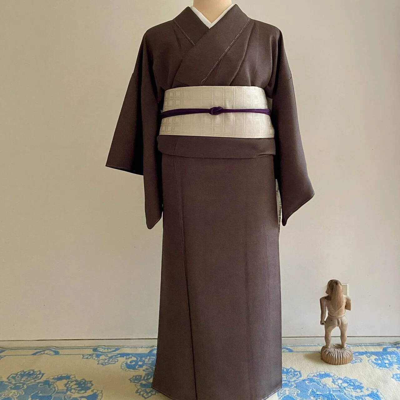 江戸小紋極角通し着物｜夢吉きもの