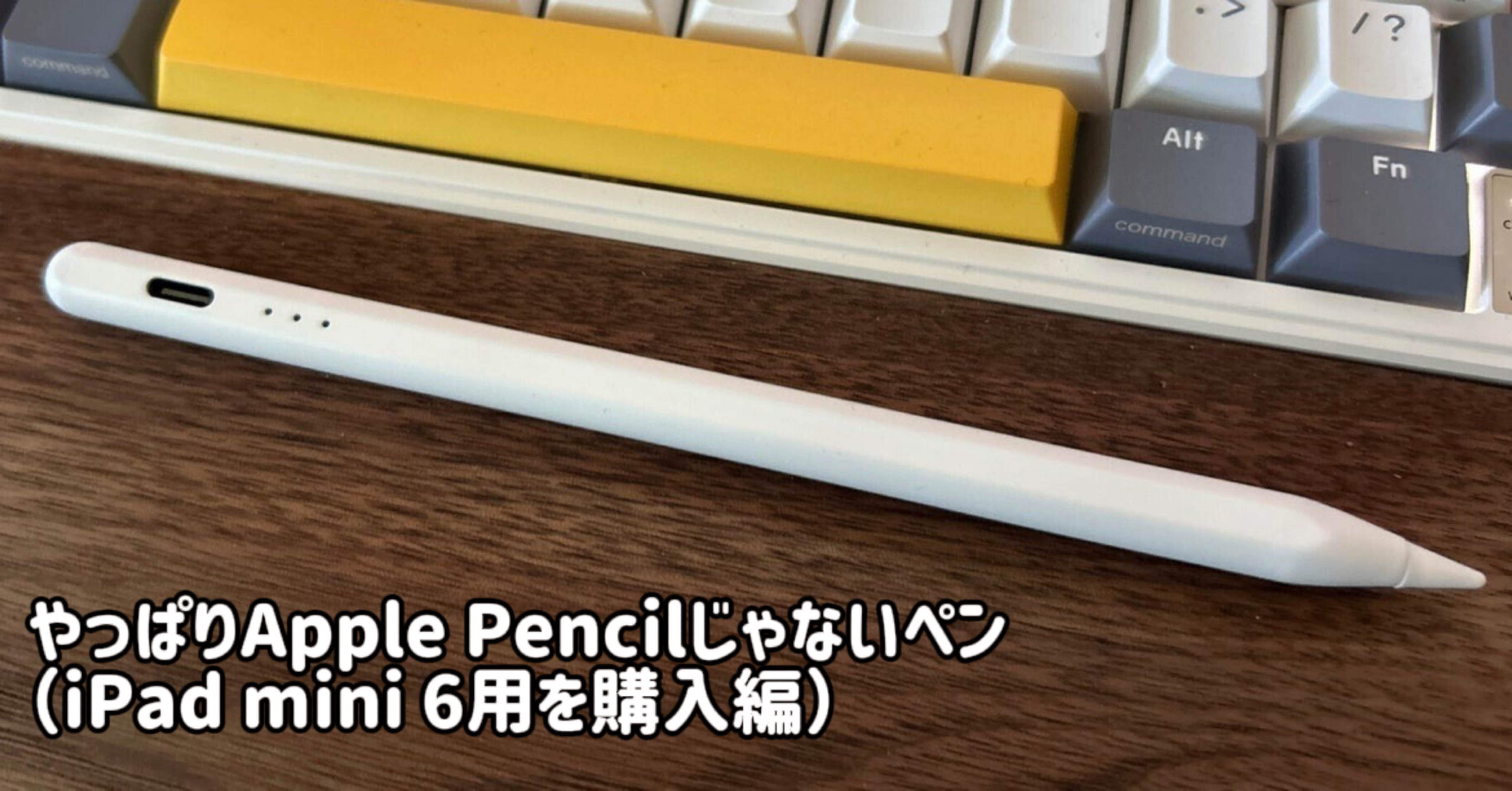 やっぱりApple Pencilじゃないペン(iPad mini 6用を購入編 やっぱりApple Pencilじゃないペン(iPad mini 6用を購入編