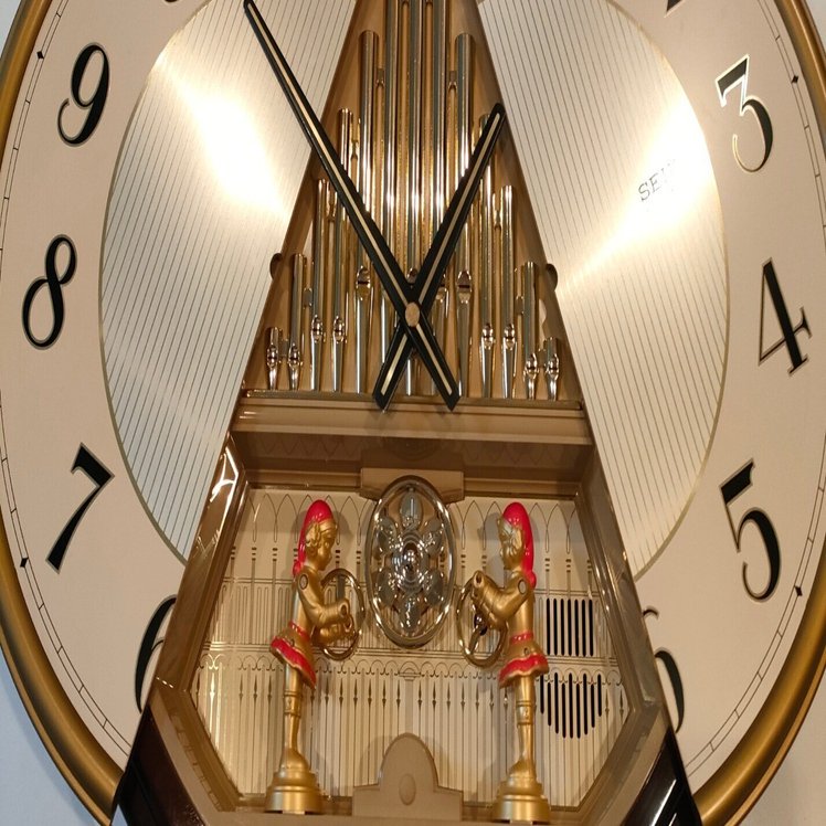 SEIKO Puppet RE504B からくり時計 森の水車 XZ4068 SEIKO時計 Puppet