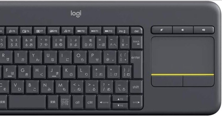 ロジクール ワイヤレス タッチ キーボード K400 Plus (K400pBK
