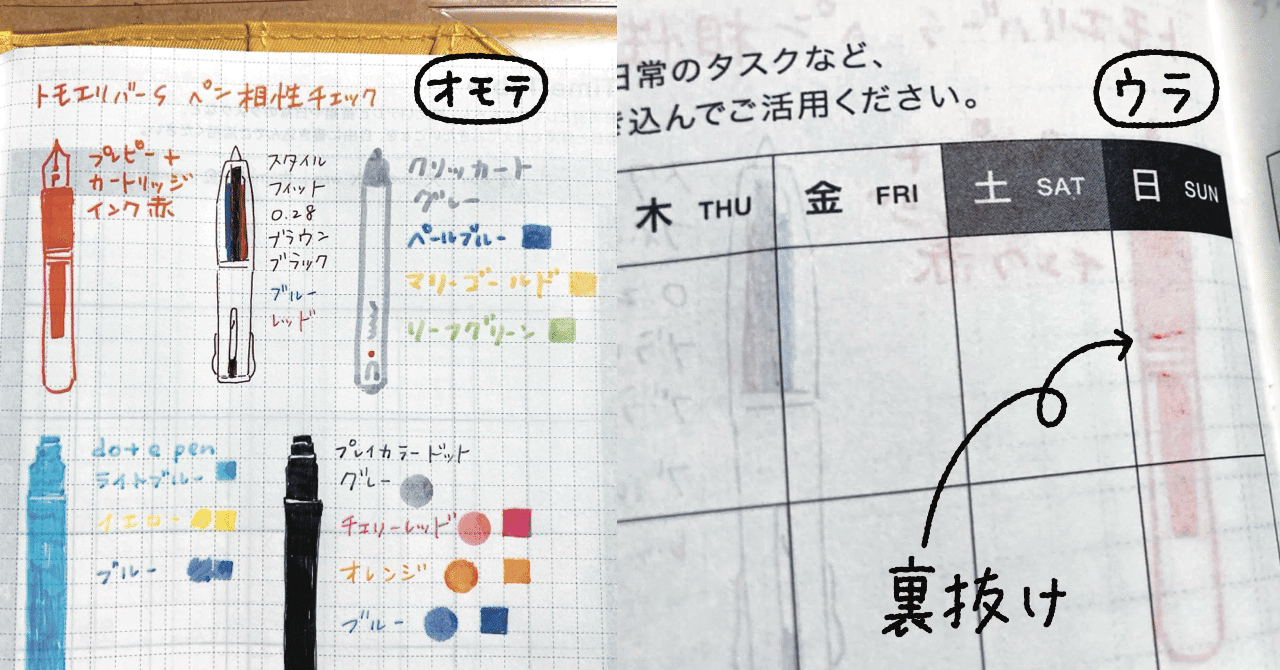 旧トモエリバー ほぼ日手帳2023で新旧トモエリバーを比較してみた｜ヤグチサトコ
