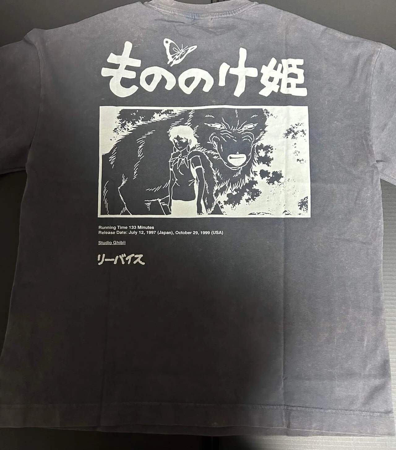 ま*る様 もののけ姫ロンT ジブリムービーT
