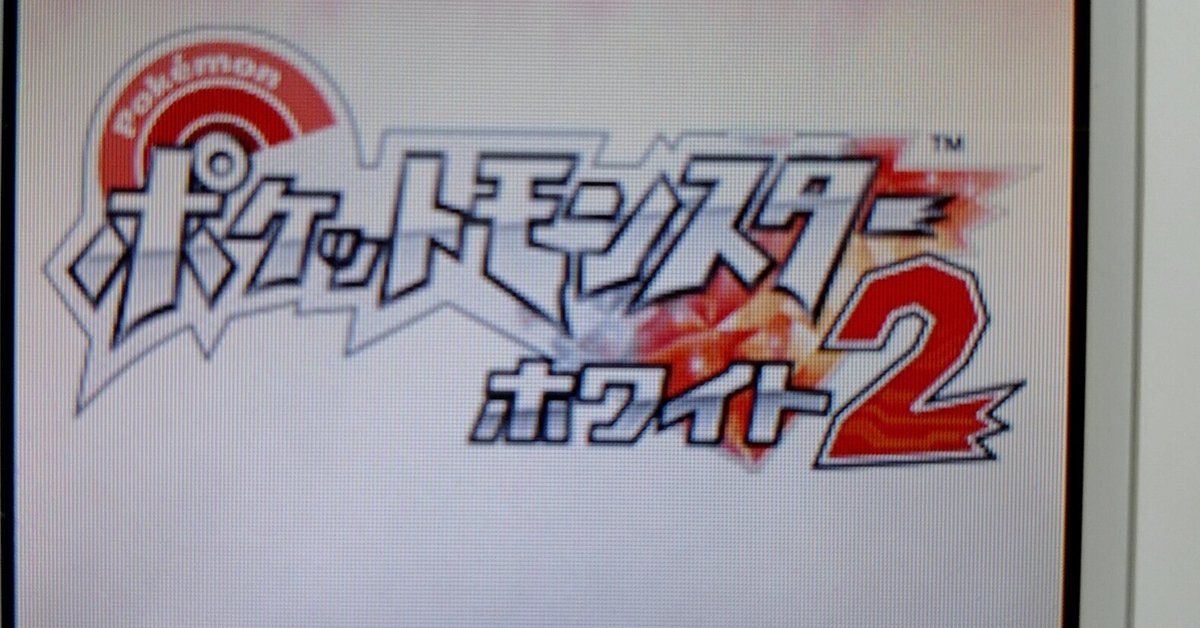 ポケットモンスター ホワイト2 程よ