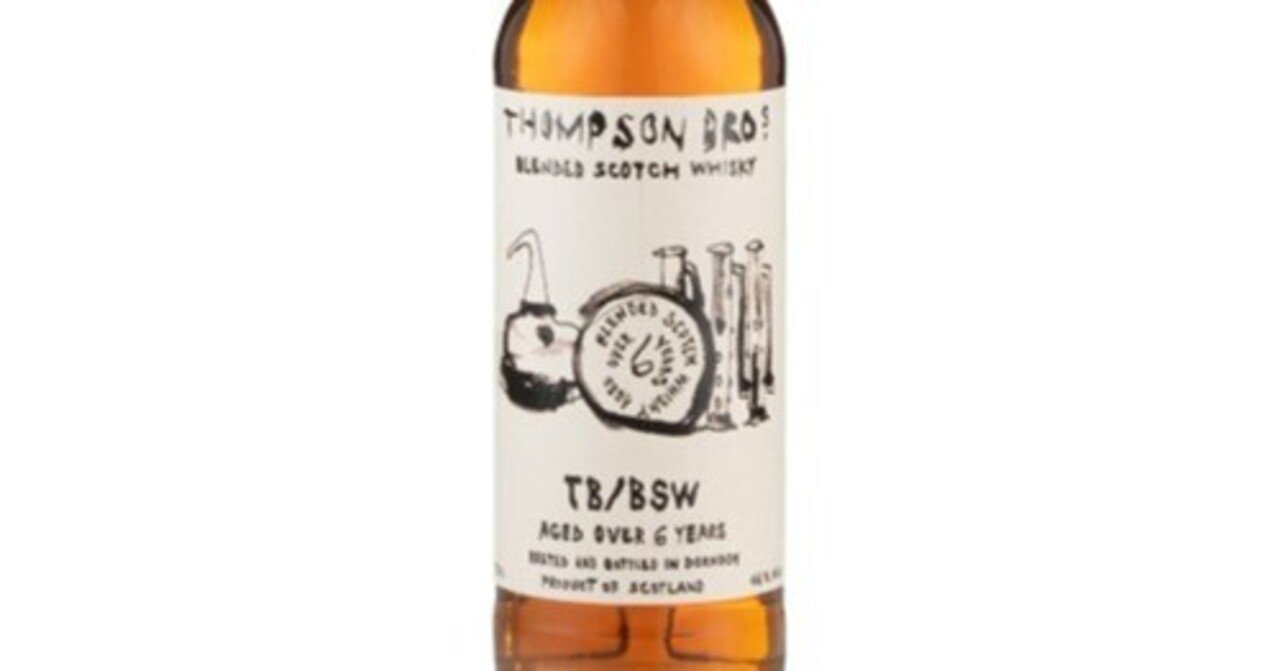 人気のお酒 トンプソンブラザーズ TB/BSW 6年 ブレンデッド スコッチ