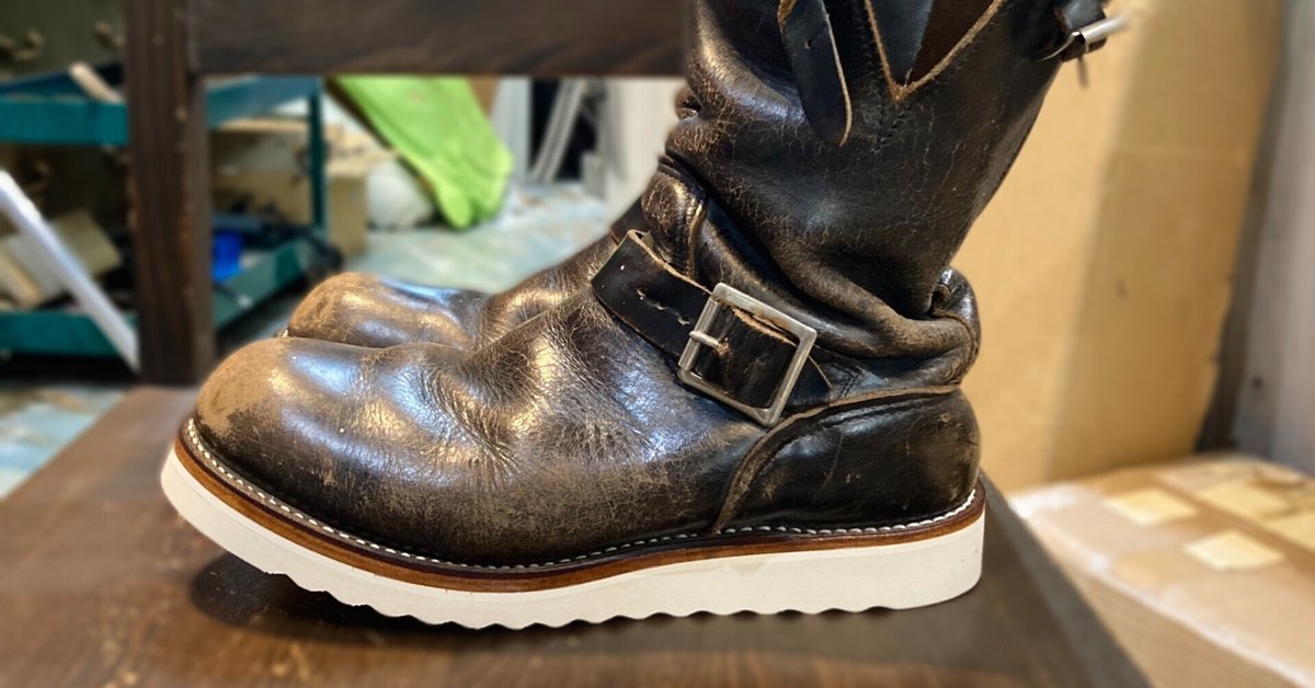 ソールカスタム】Red Wing #2268 PT91 茶芯エンジニア|CREA ソールカスタム】Red Wing #2268 PT91 茶芯エンジニア|CREA