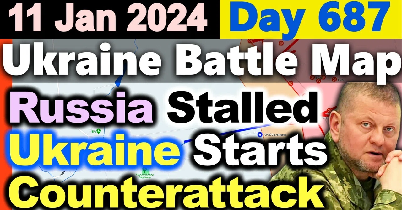 Day 687 [Ukraine War Map] Russia Stalled & Ukraine Counterattack and ...