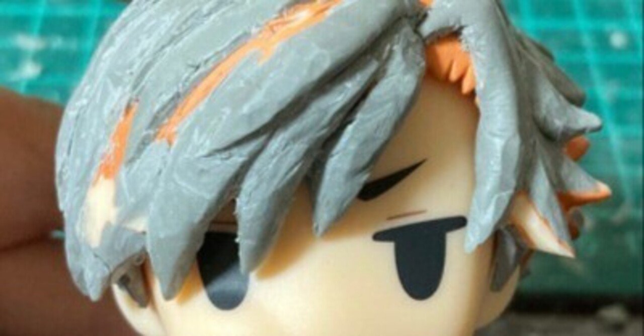 ねんどろいど】オリキャラの髪パーツ改造したよ！【カスタム】｜やまかし