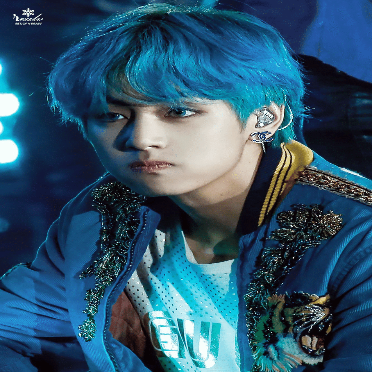 BTS.テテちゃんブランケット BTS.テテちゃんブランケット BTS V テテのブランケット(膝掛け)120cm