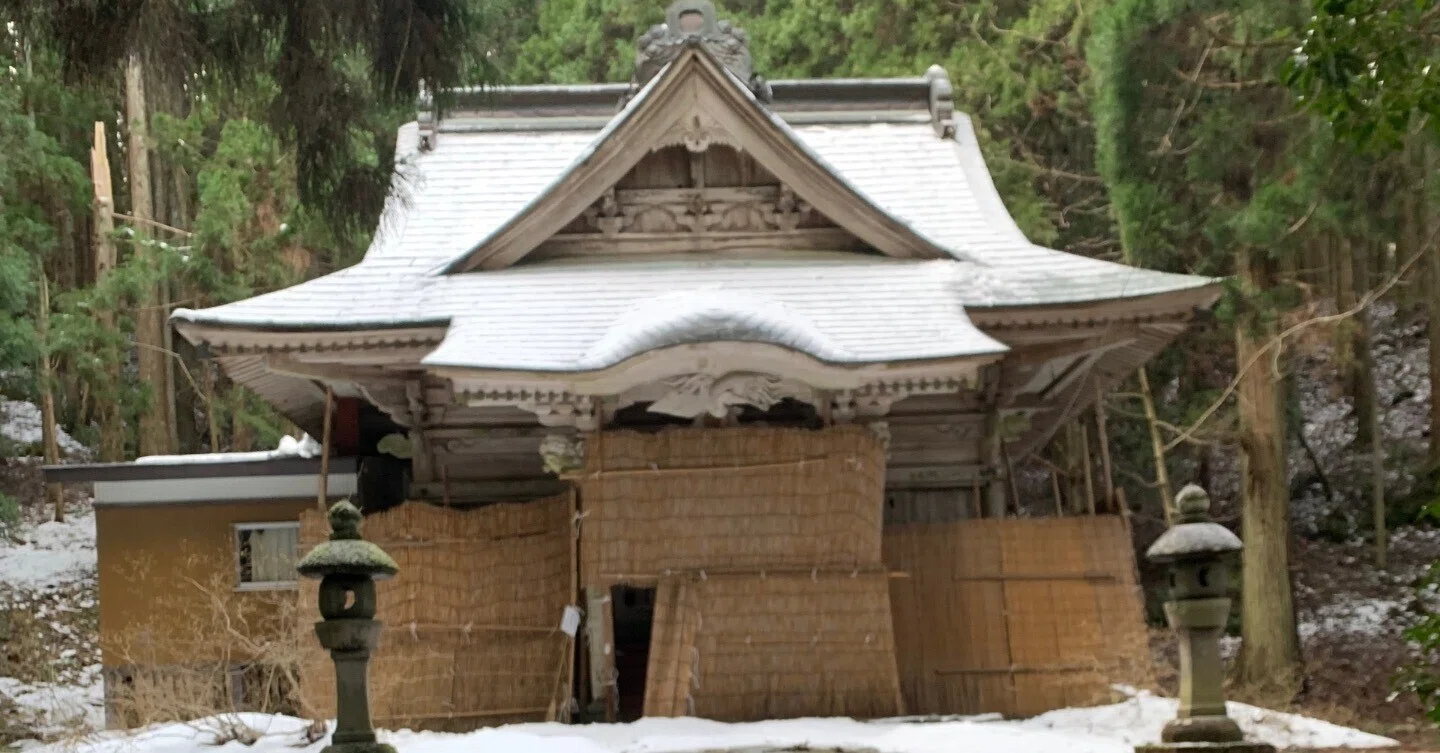 スラムダンク聖地巡礼〜森子大物忌神社⛩(沢北)情報編｜Barbie