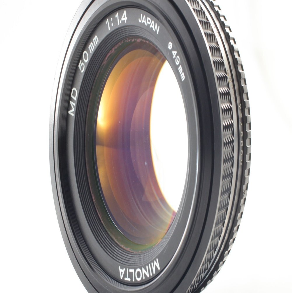 Minolta MD 50mm F/1.4の分解とピント調整｜フィルムカメラ修理の