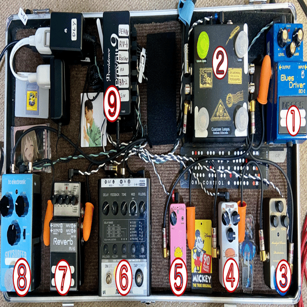 現状のギター周りの機材を紹介するヤツ(24年1月｜Akira Yamada