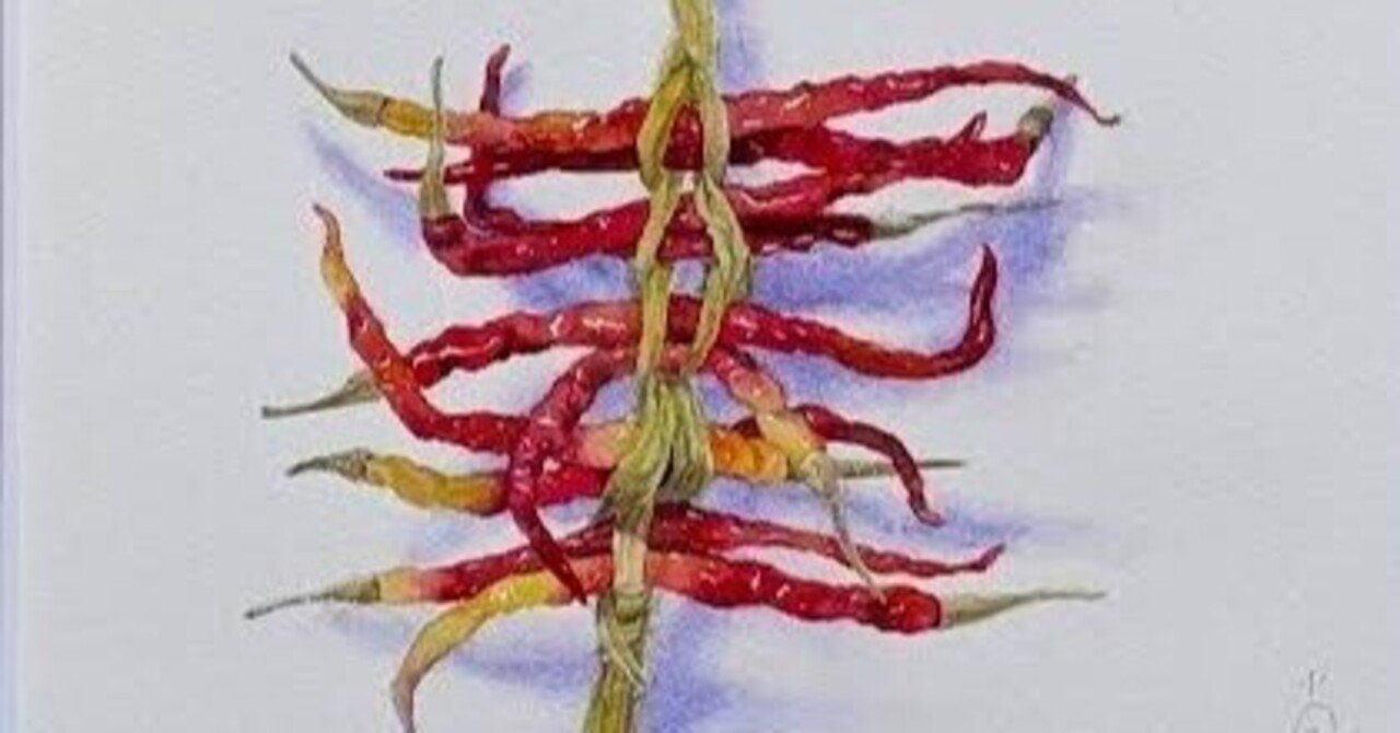 □グッときた生徒さんの水彩画｜福井良佑