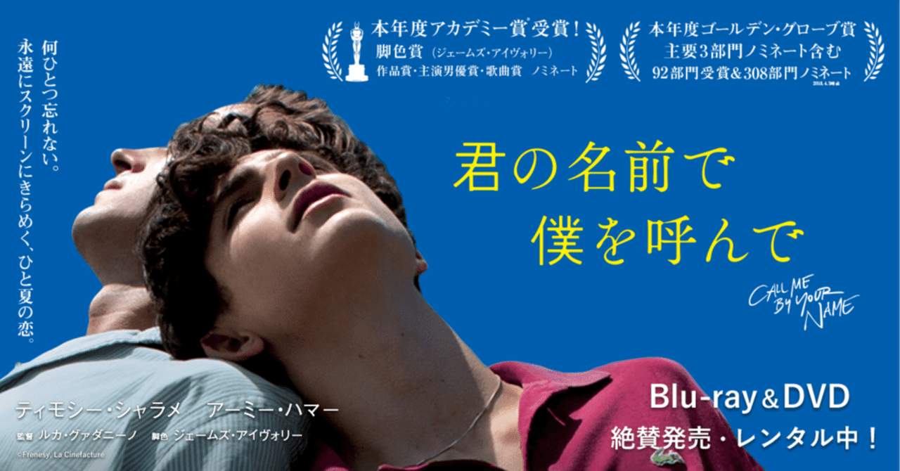 君の名前で僕を呼んで / Call Me by Your Name｜Okada Toshihiro