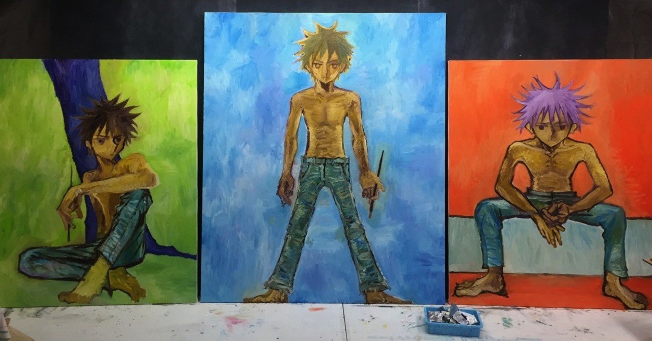 油絵の自画像｜清方