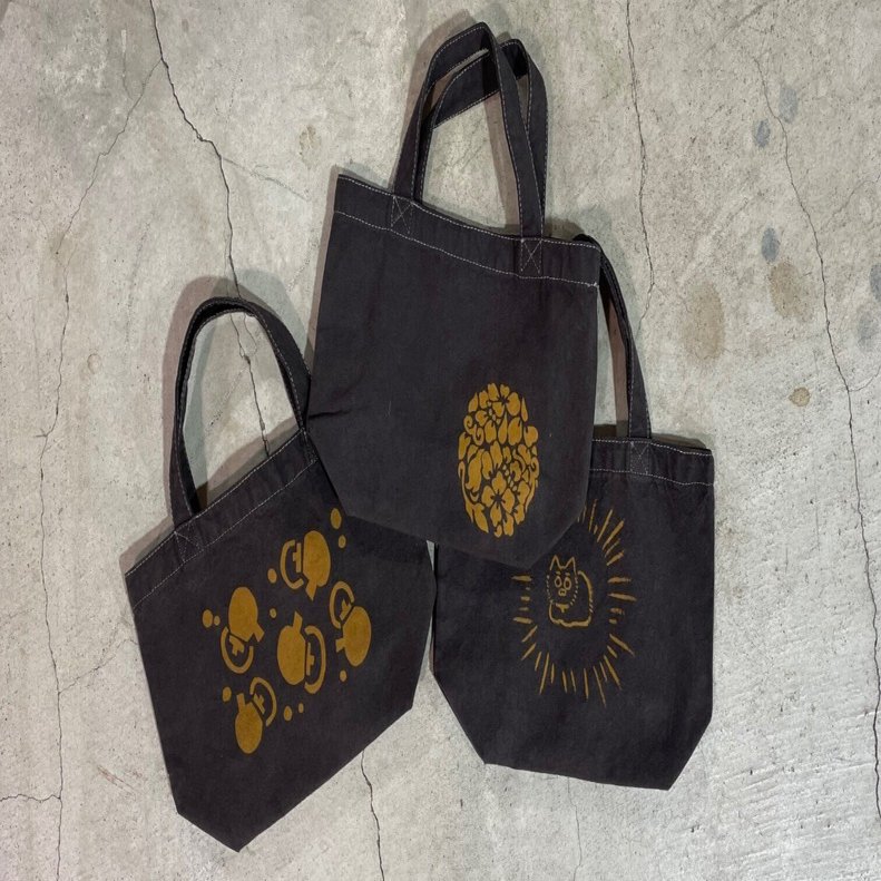 通常体験】 お茶染めトートバッグの抜染｜工房竹と染-駿府の工房匠宿-