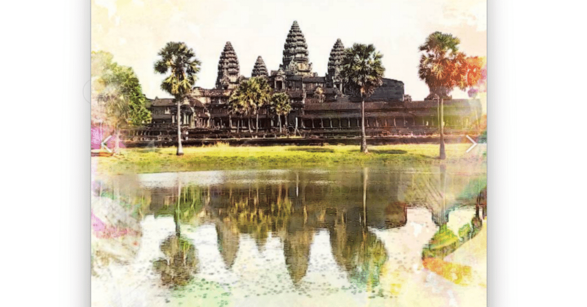 【気質アップ】 アンコール・ワット旅行記（2024年1月）｜大樹七海 絵画