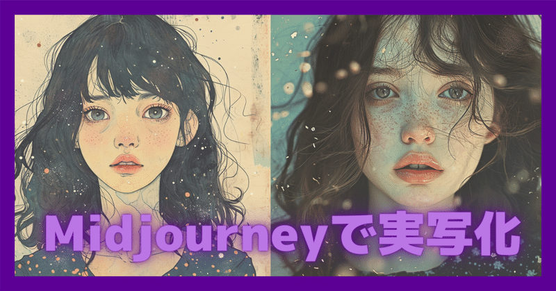 Midjourneyでイラストを実写化する方法