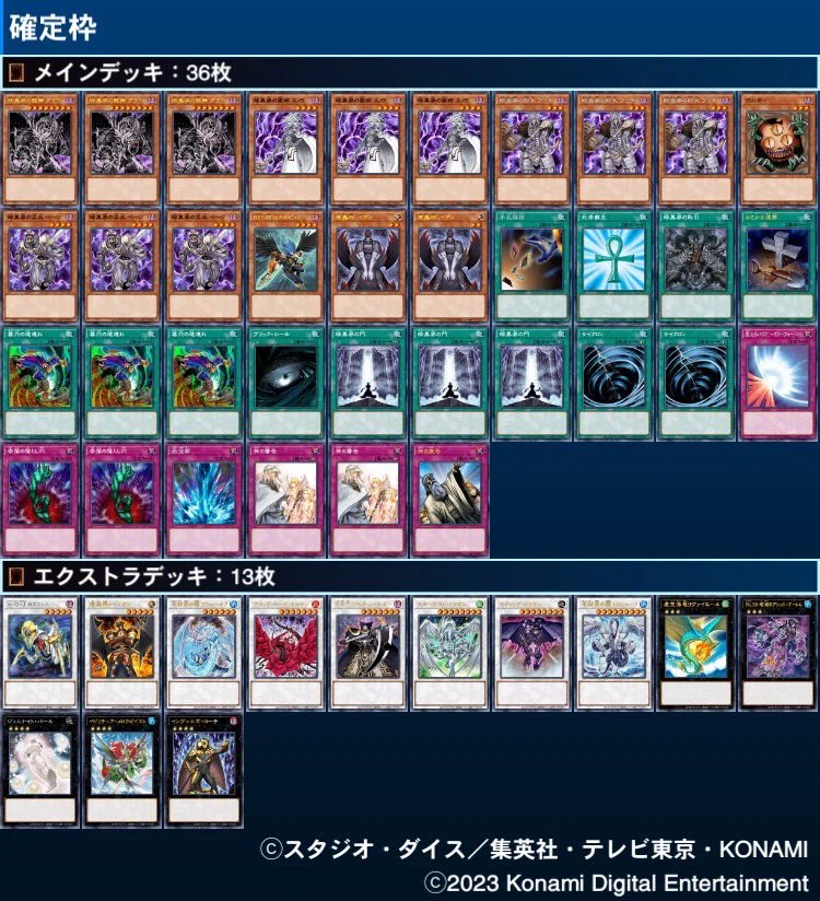 マスターデュエルのゲートボール大会-アンリミ杯1103環境 優勝デッキ