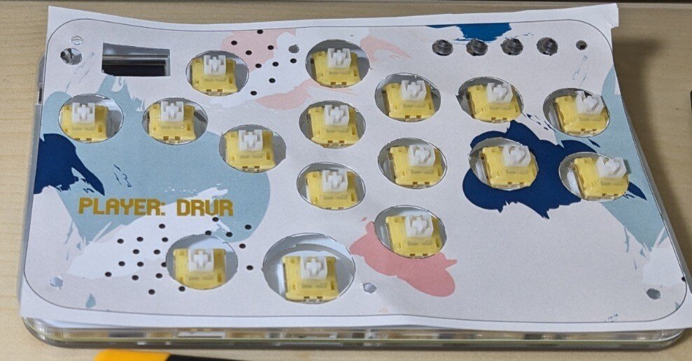 コスパ最強レバーレスHaute42 G16の天板デザインを1時間で変更するメモ