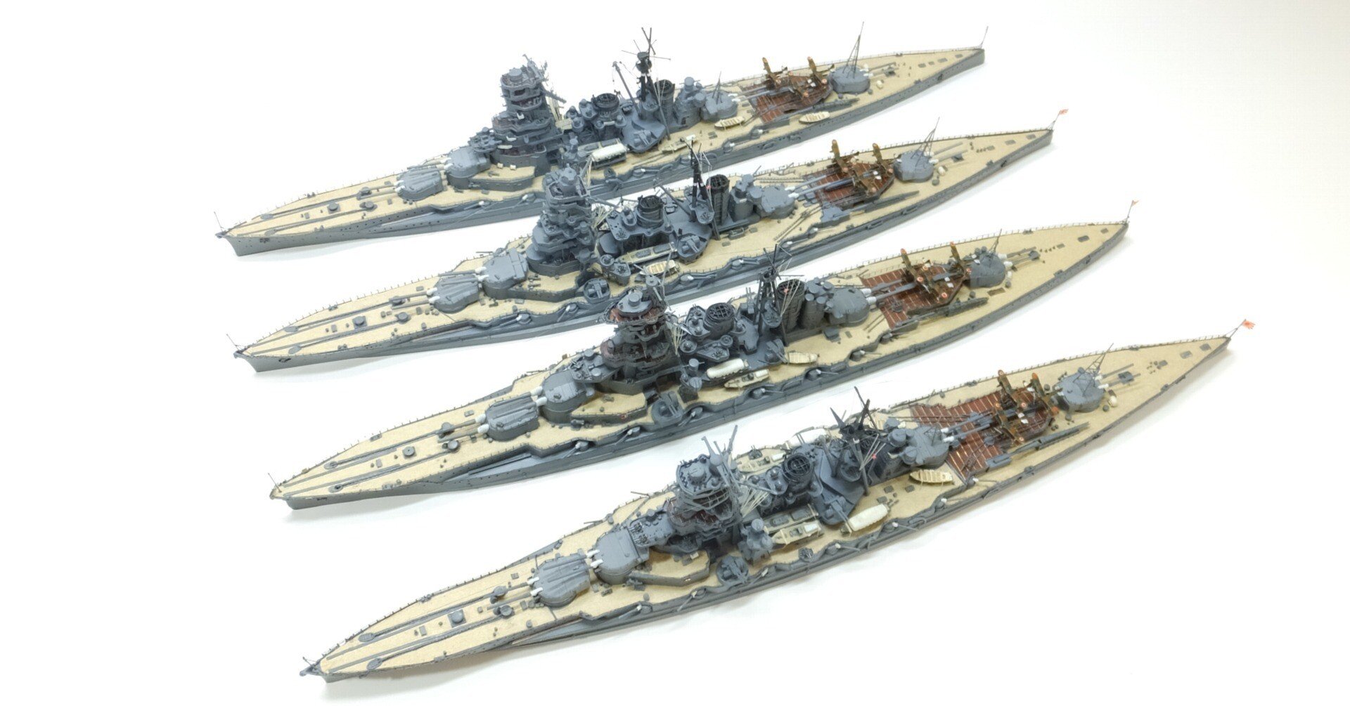 IJN Kongo Class 1941 日本海軍戦艦 金剛型制作記 #5 (Fujimi 1