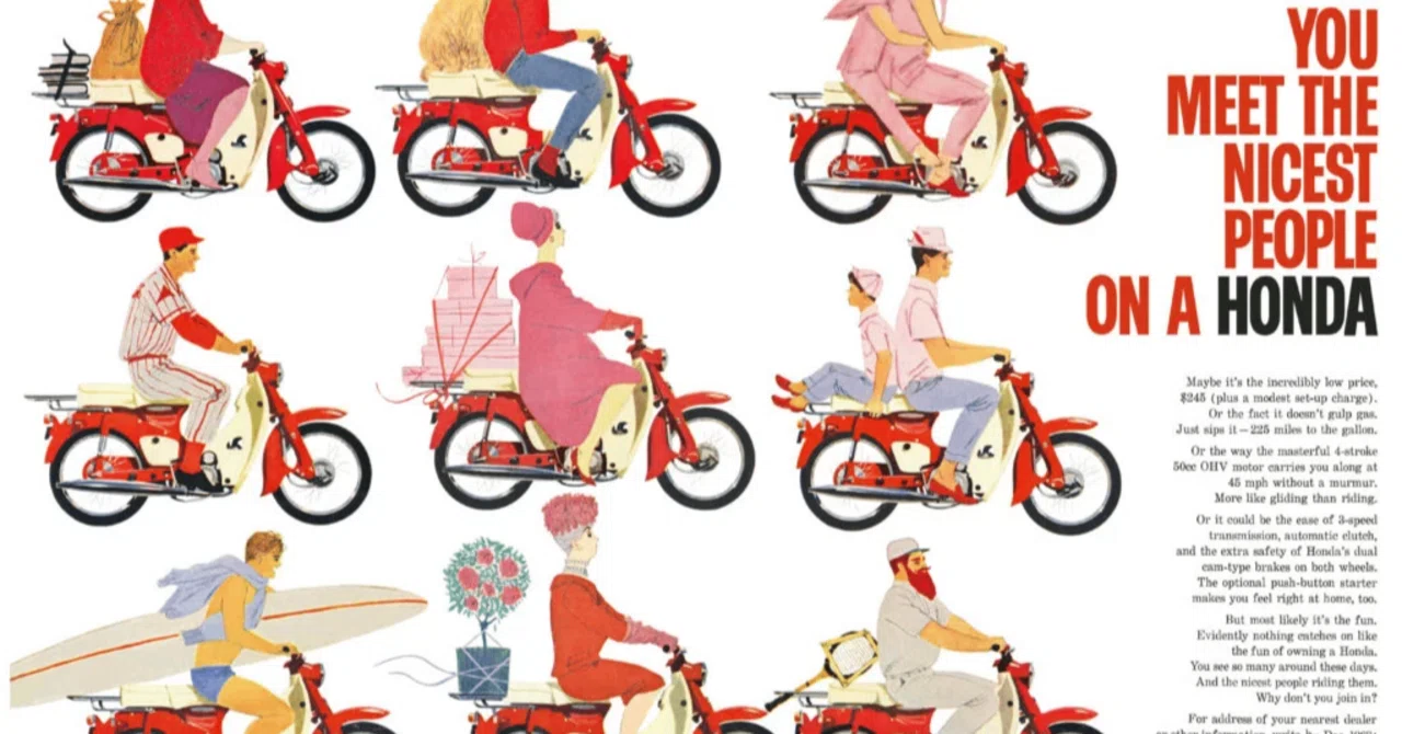 The Nicest People On A HONDA~バイクのイメージを変えた広告 