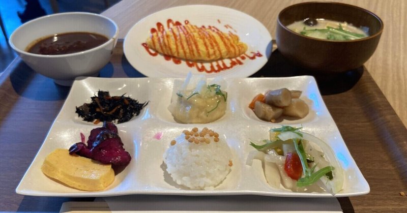 京都の‟おばんざい”な朝食に