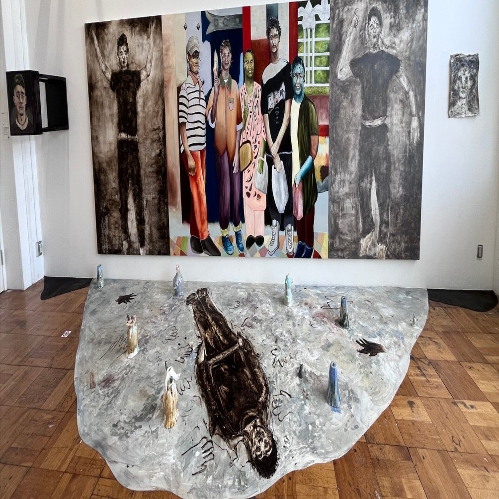 東京藝術大学油画卒業制作学内審査展 AHMED MANNANの展示 ｜Tsutomu Saito