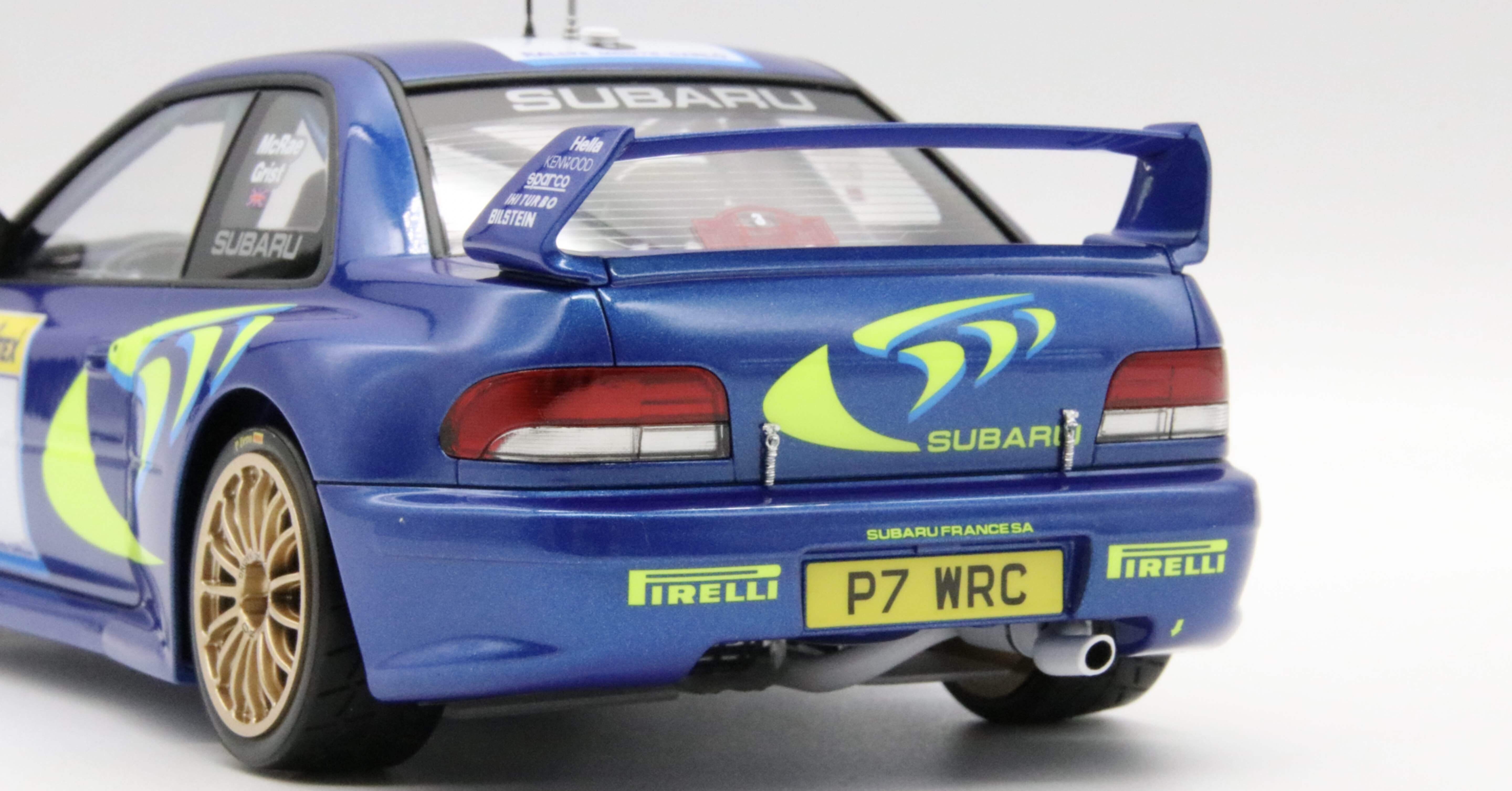 に*る様 タミヤ　インプレッサWRC　ラリーカー　プラモデル 04【ラリーカー模型 製作の引き出し】トランク固定用スプリング｜あお