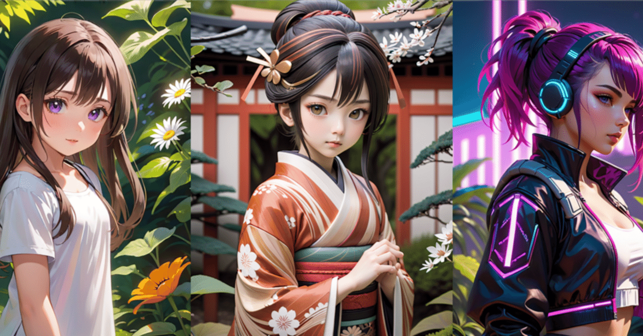 276種】Fooocusで画風を簡単に変えられるスタイルを1girlで試し