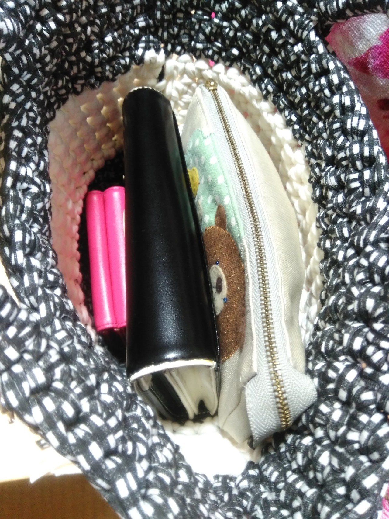 ズパゲッティでマルシェバッグ、編みました💕｜🌸凜花🌸