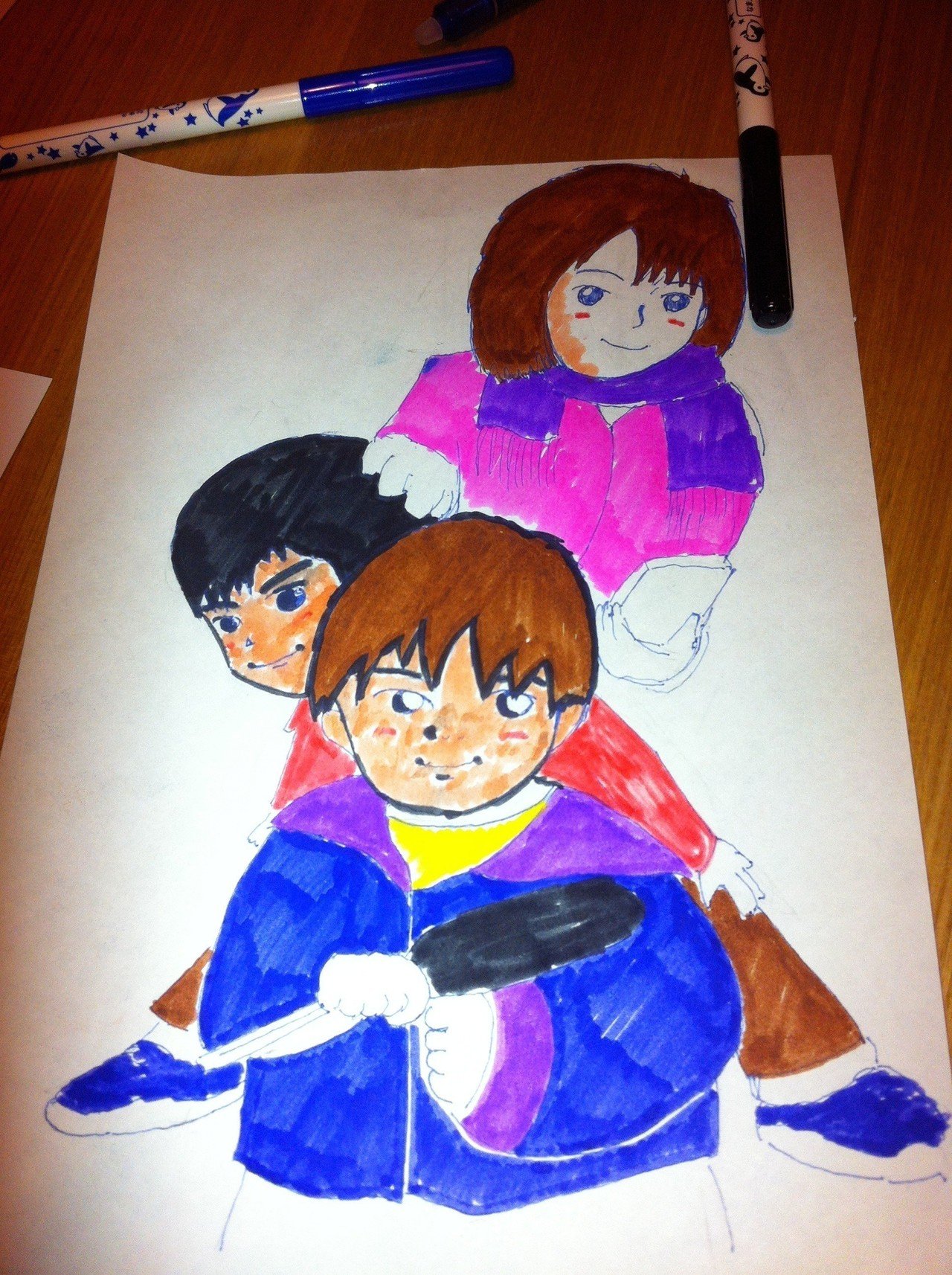 息子とお絵かき 家族の絵 昭和の香り センスない 奥さん談 Taro Hirano Note 息子とお絵かき 家族の絵 昭和の香り センスない 奥さん談 Taro Hirano Note