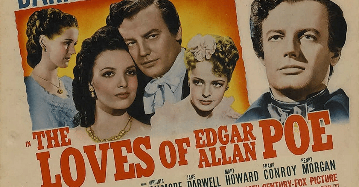 新作ウエア 映画の中の詩】『エドガー・アラン・ポーの愛』 (1942 アート写真