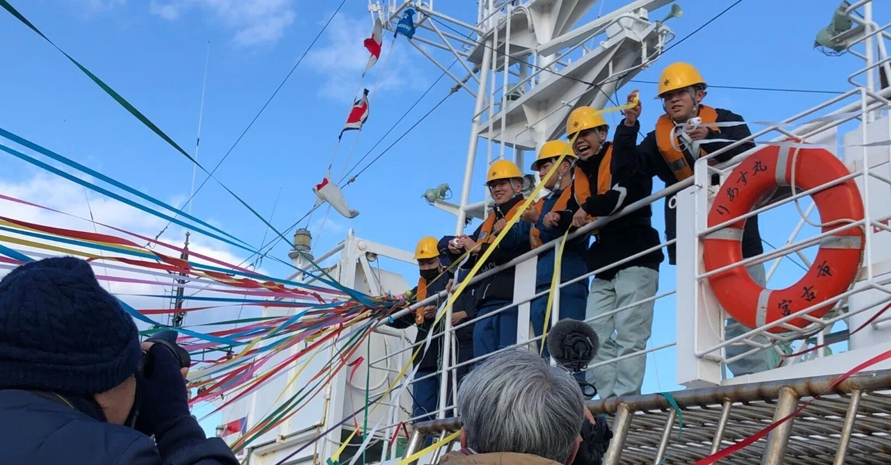 大海原へGO!!【海洋生産科2年・専攻科1年：まぐろ延縄乗船実習 