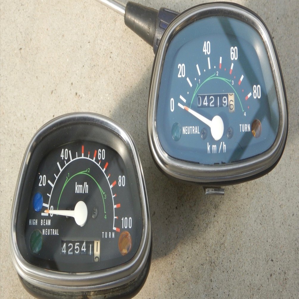 ハンターカブ（CT110）のスピードメーターを元に戻す｜フランキー