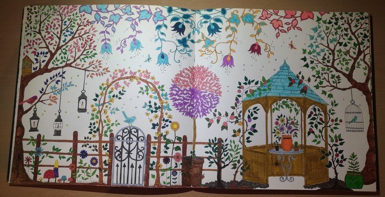 the secret garden
coloring book