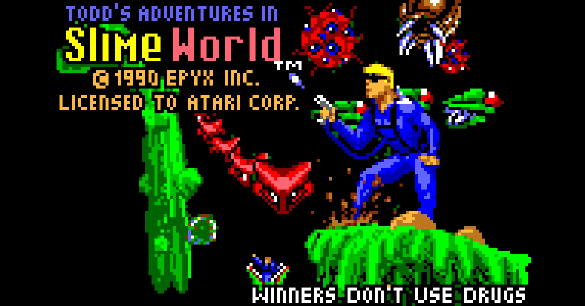 ATARI LYNXユーザー念願の移植『Todd's Adventures in Slime World