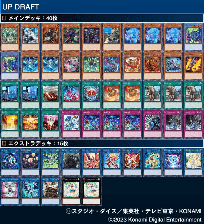 遊戯王デッキ紹介『UP DRAFT』｜らんどる