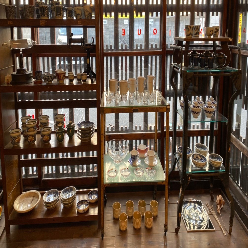 京都の古道具屋で金継ぎ用の器を探す｜有島ゆん