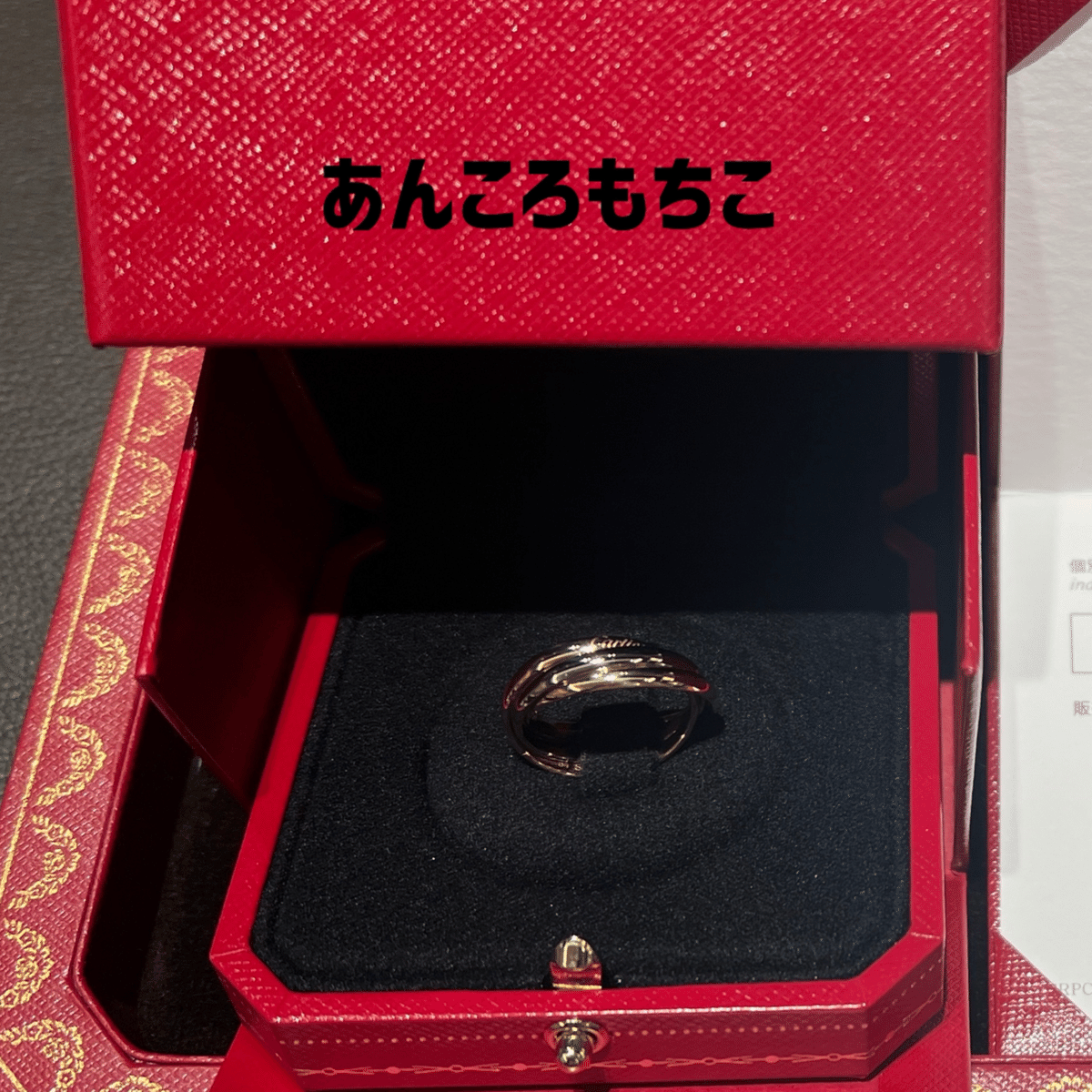 Cartier トリニティリングSMをお迎えした話|あんころもちこ Cartier トリニティリングSMをお迎えした話|あんころもちこ