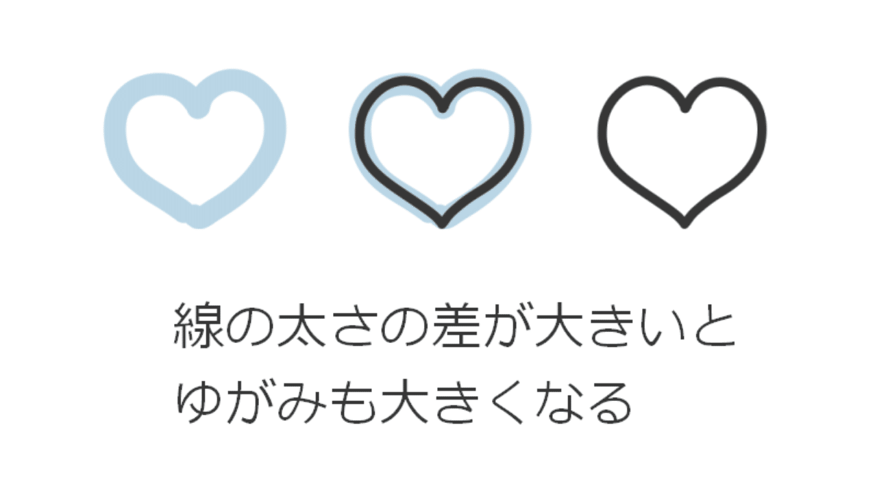 下書きの線とペン入れの線は同じくらいの太さで描くのがおすすめ ズレ軽減 ゴン イラストレーター Note