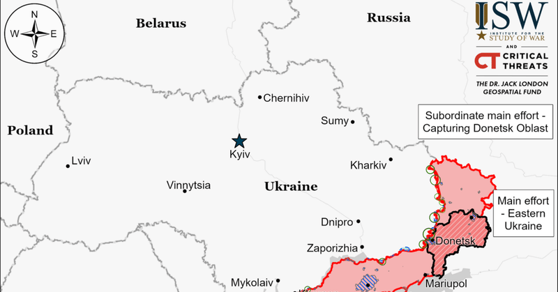 【抄訳】ISW ロシアによる攻勢戦役評価 1555 ET 21.01.2024 “ウクライナ戦況：クプヤンシク方面・アウジーウカ方面”
