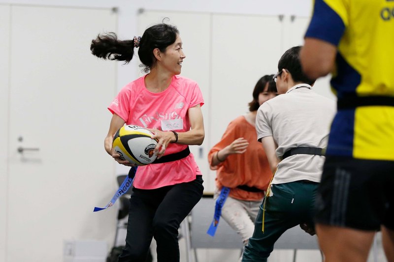 3時間でチームビルディングを習得 サントリー社員も実施しているタグラグビー研修を体験 サントリー マル デ シャイン 3時間でチームビルディングを習得 サントリー社員も実施しているタグラグビー研修を体験 サントリー マル デ シャイン