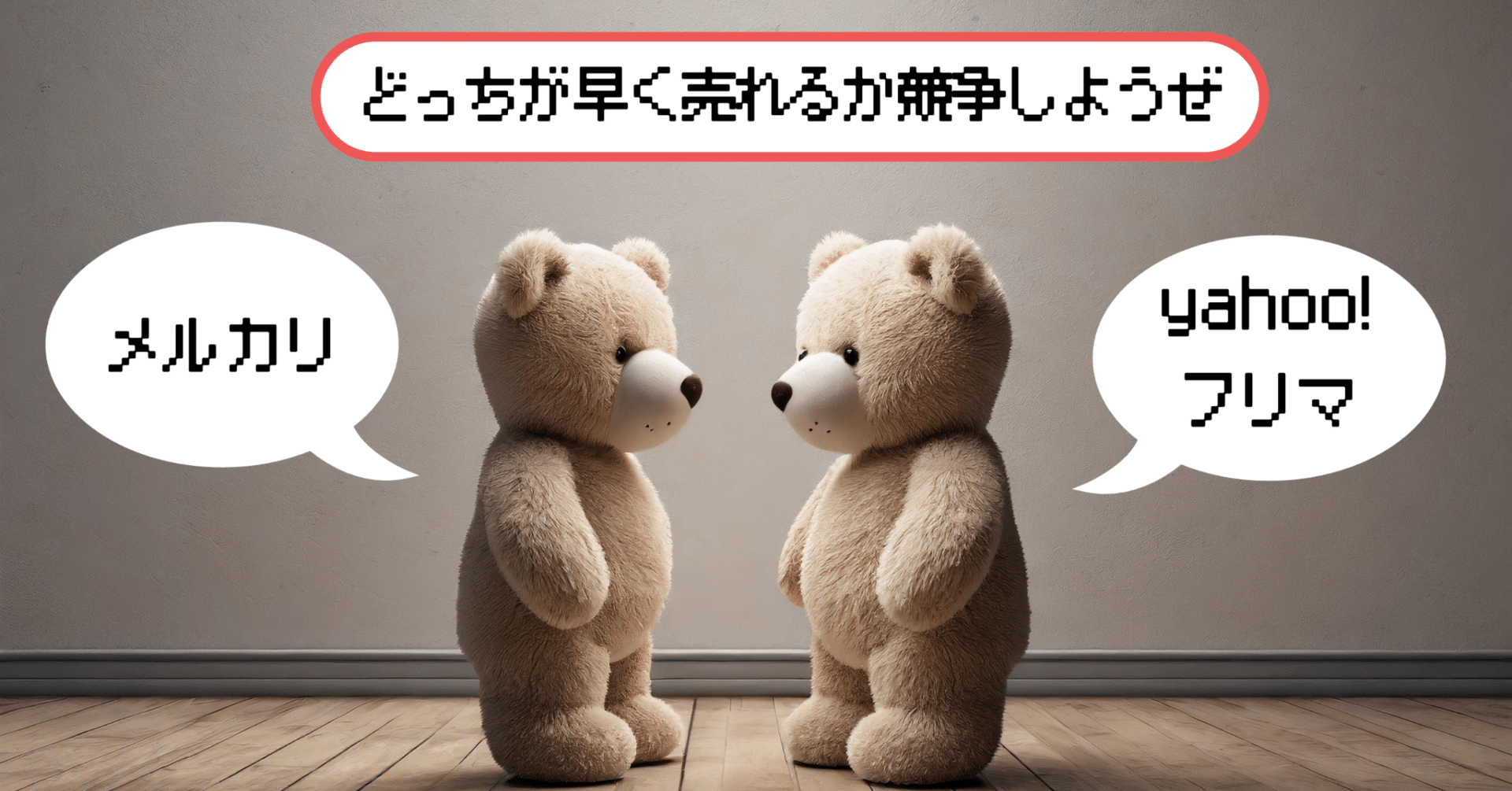 同じものが２つあったので、２つのフリマアプリでどっちが早く売れるかやってみた。｜岡割くまい