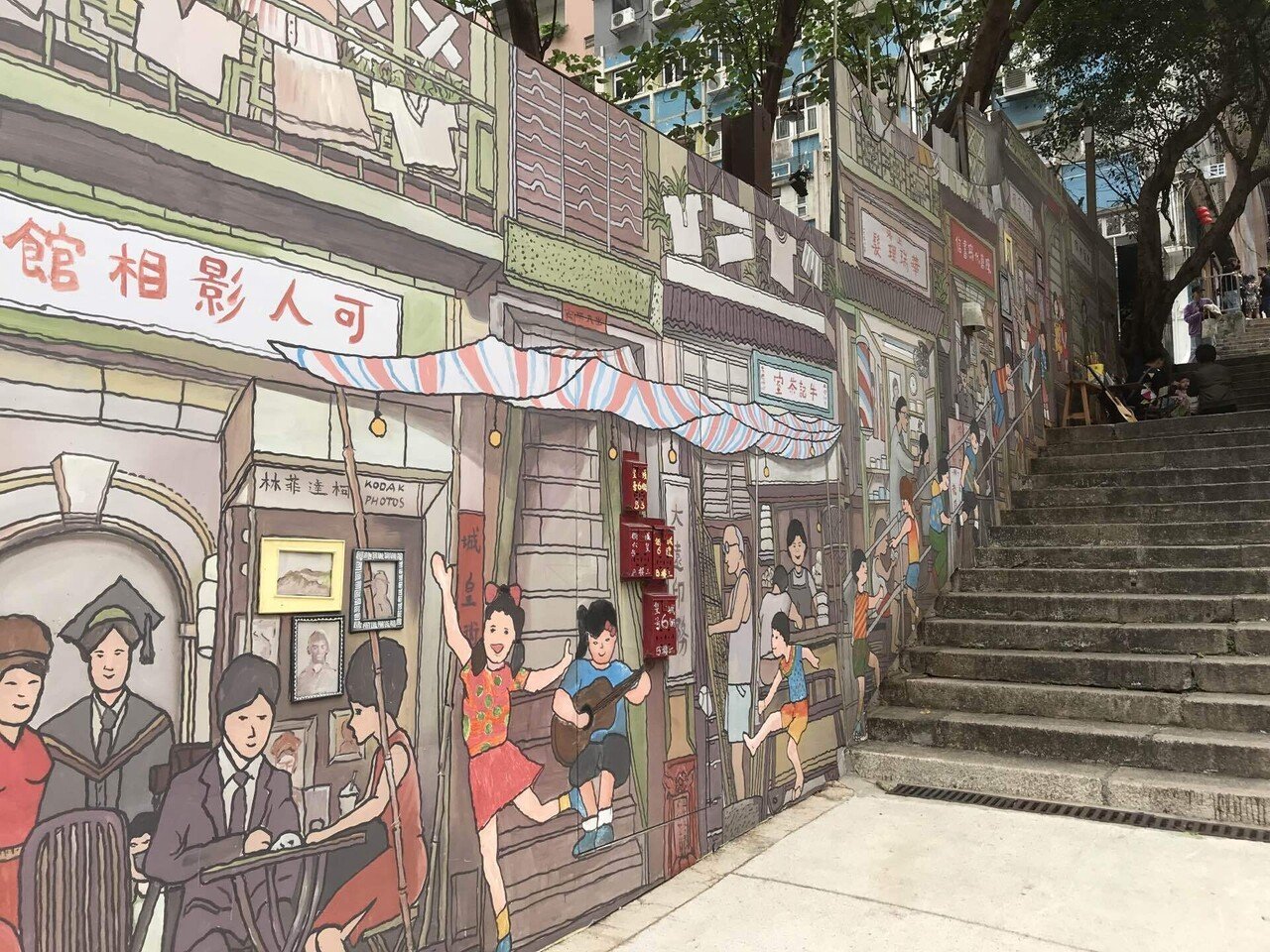 散歩香港015 ＜ 中環半山 / Shing Wong Street 城皇街 ＞｜Sophie