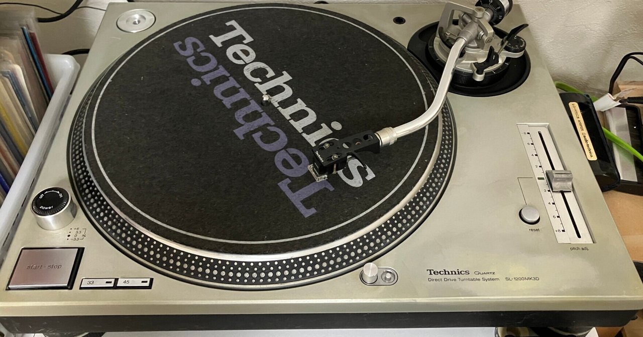 Technics SL-1200 MK3 + フォノイコライザー（Technics ターン
