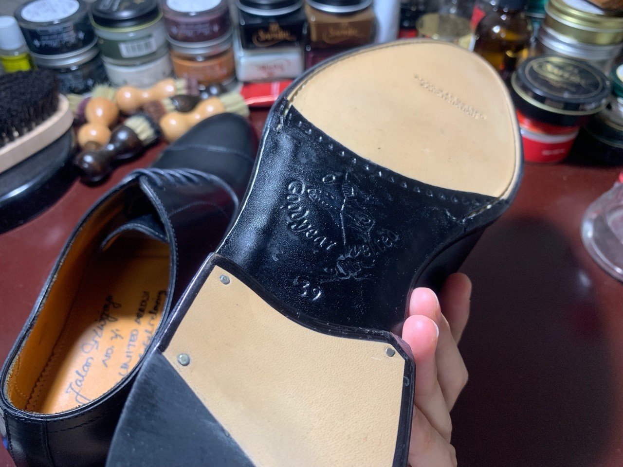 レザーソールのお手入れ はせしゅん 靴磨きカウンセラー Note
