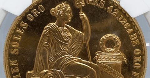 第2の雲上の女神「ペルー100ソル金貨」について｜アンティークコイン