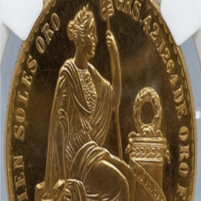 第2の雲上の女神「ペルー100ソル金貨」について｜アンティークコイン